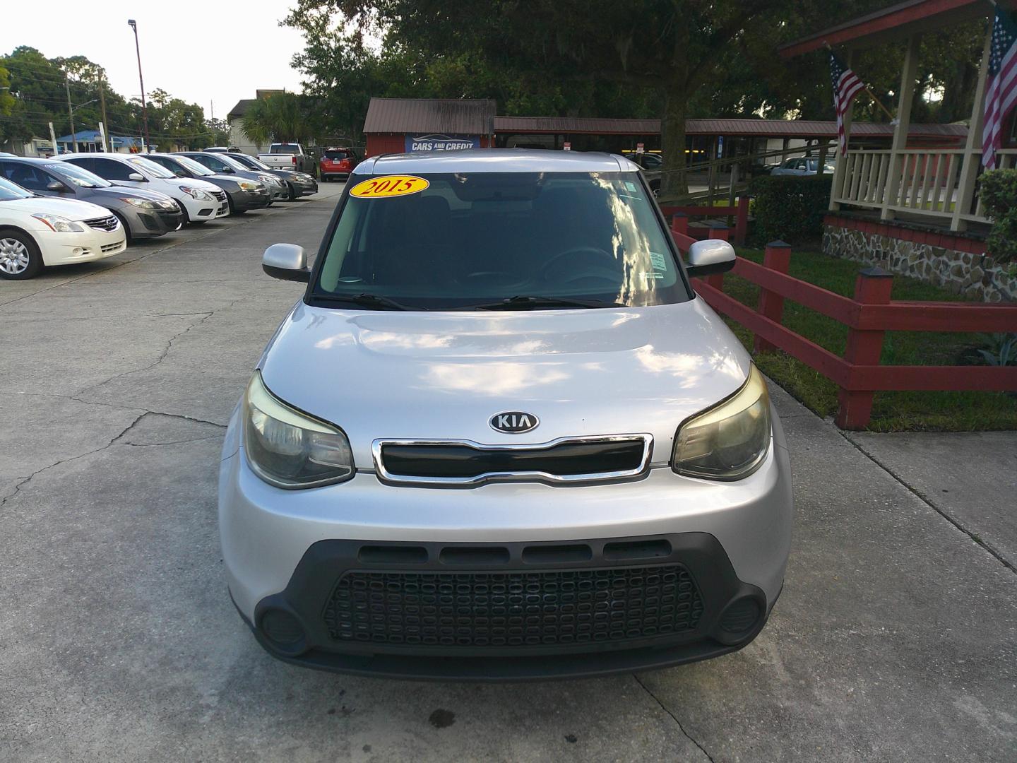 2015 SILVER KIA SOUL + (PLUS) (KNDJP3A53F7) , located at 10405 Abercorn Street, Savannah, GA, 31419, (912) 921-8965, 31.988262, -81.131760 - Photo#0